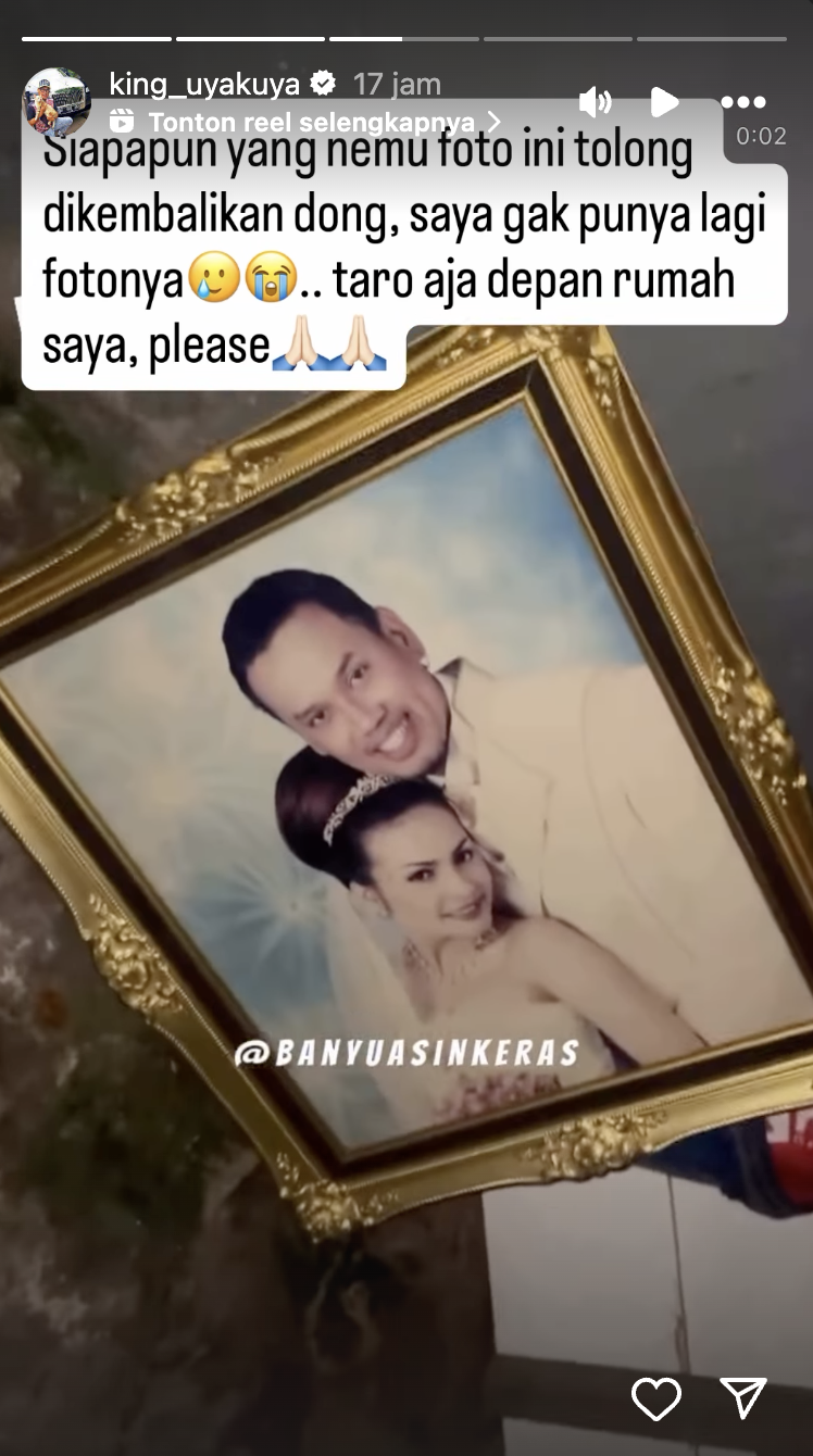 Foto nikah Uya Kuya dan Astrid Khairunnisha. (Instagram/@king_uyakuya)